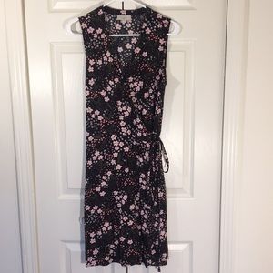 Loft floral wrap dress